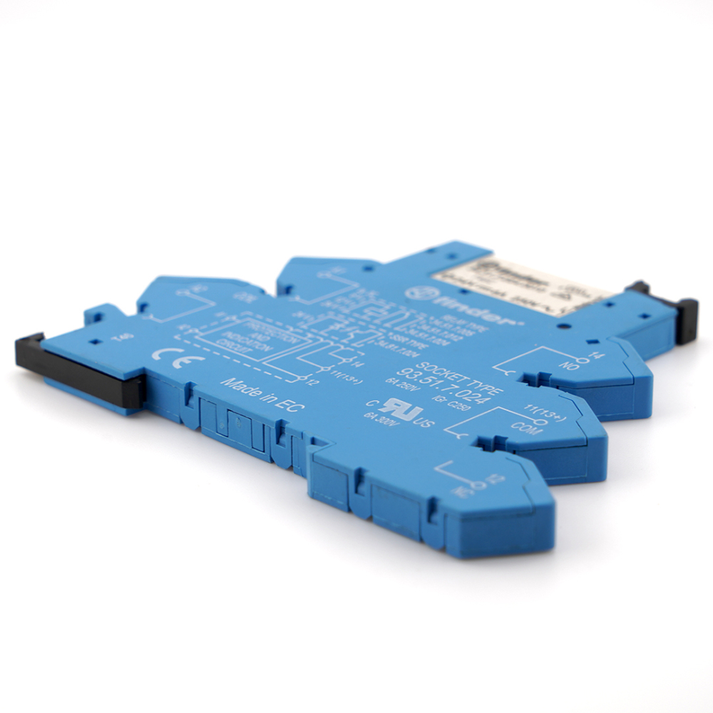 FINDER 34.51.7.024.0010 24VDC Power Relay with 93.51.7.024 Socket
