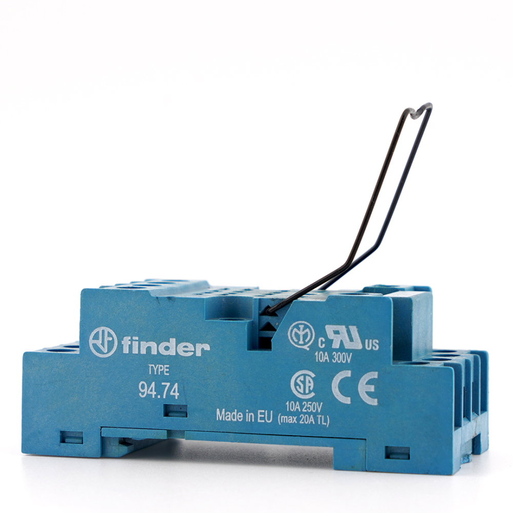 FINDER TYPE 94.74 Relay Socket Blue