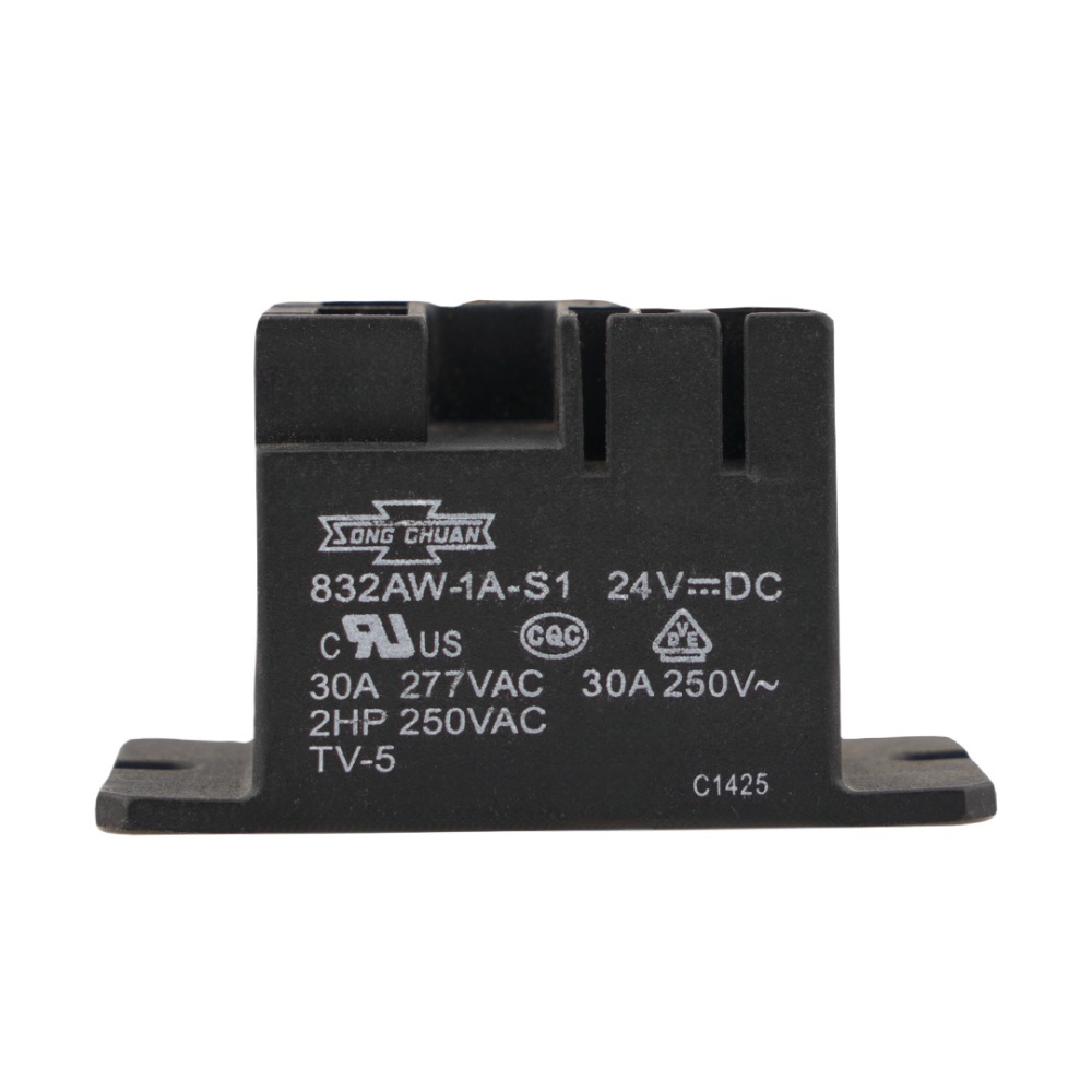 SONGCHUAN 832AW-1A-S1 24VDC Power Relays 30A 277VAC 4Pins