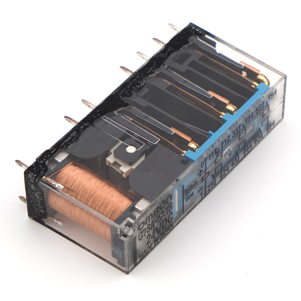 OMRON G7SA-5A1B 24VDC Safety Relay 6A 250VAC 14Pins