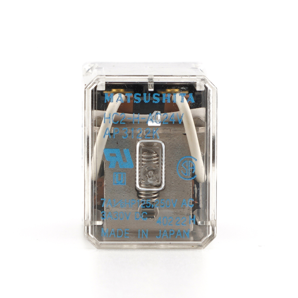 MATSUSHITA HC2-H-AC24V AP3122K Power Relay 7A 24VAC 8Pins