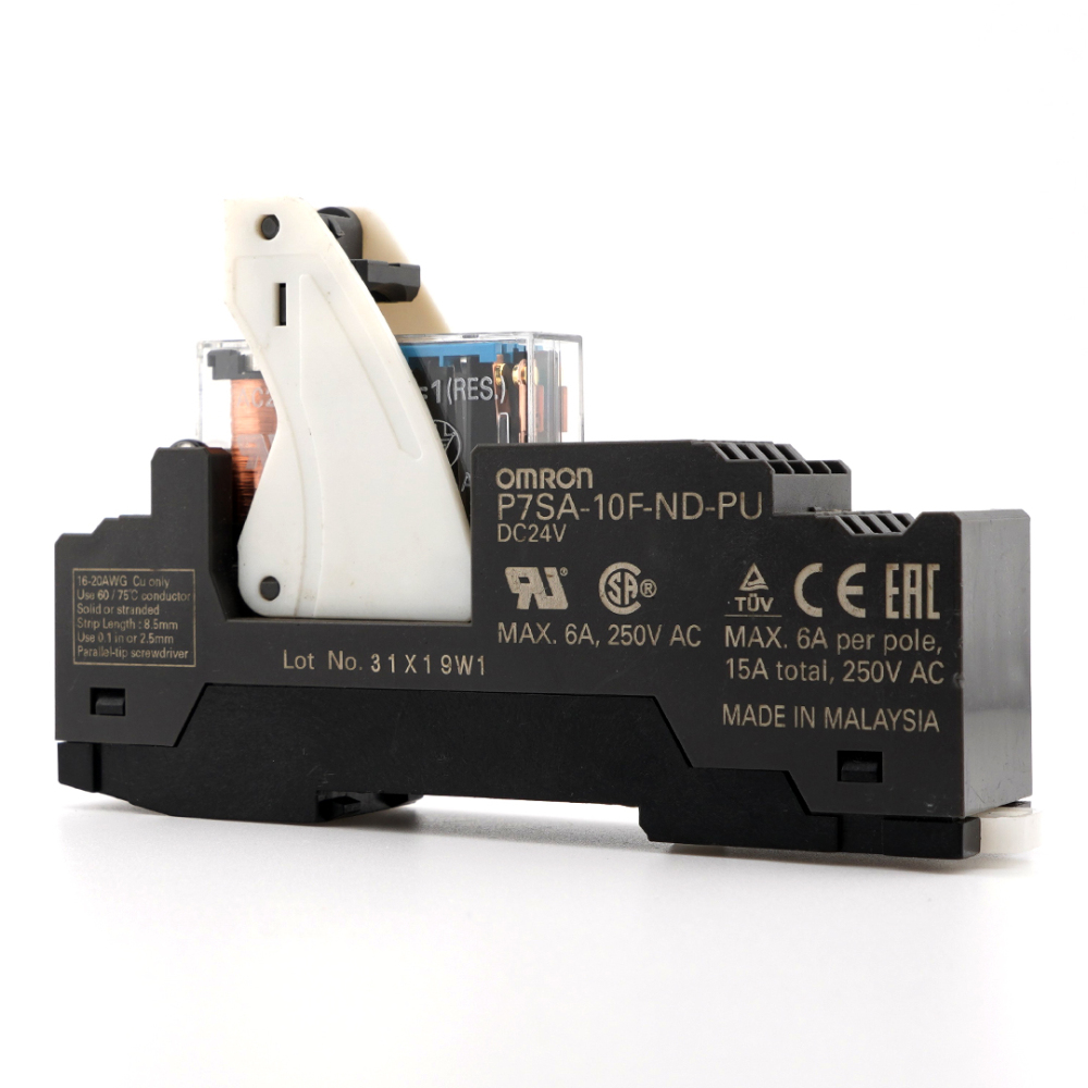 OMRON G7SA-3A1B DC24V Safety Relay with P7SA-10F-ND-PU socket