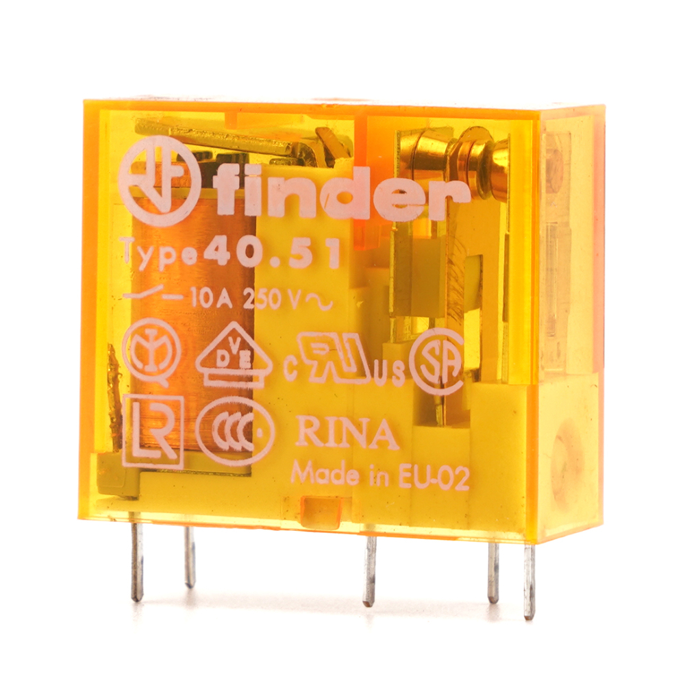 Finder Type 40.51.8.230.0000 Power Relay 230VAC 10A 250V 5Pins