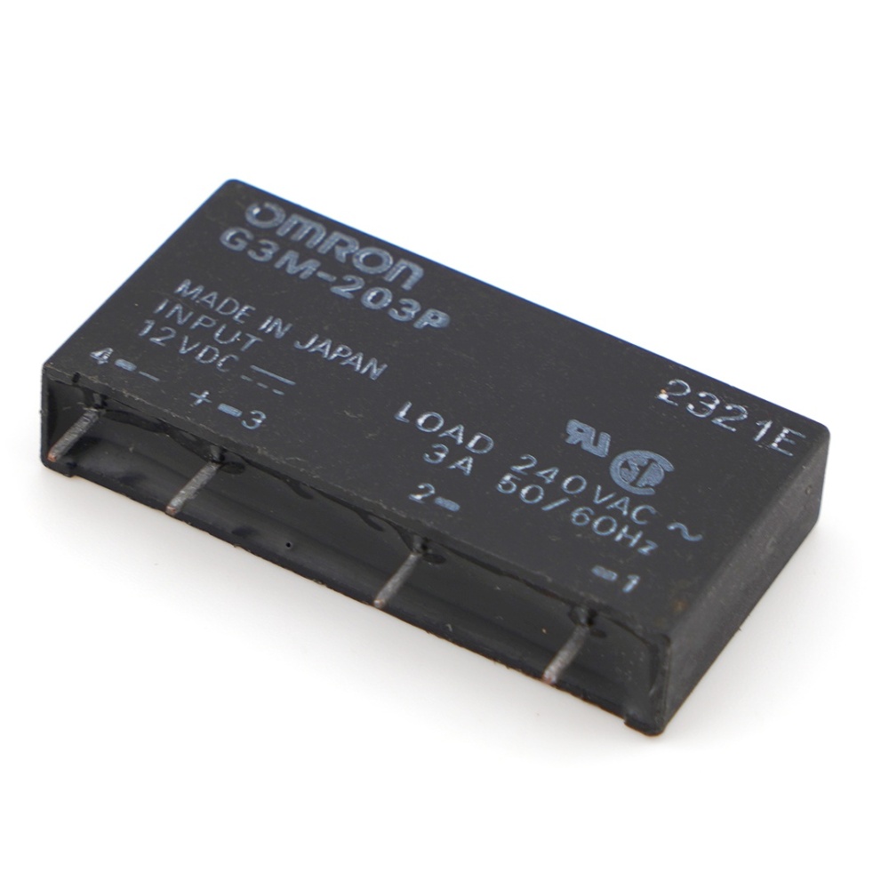 OMRON G3M-203P 12VDC Solid State Relays 3A 4Pins
