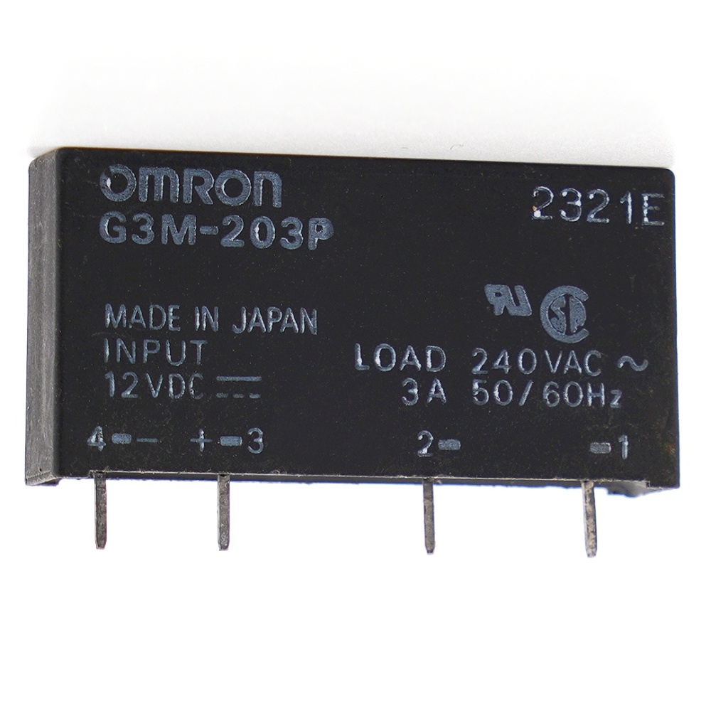 OMRON G3M-203P 12VDC Solid State Relays 3A 4Pins