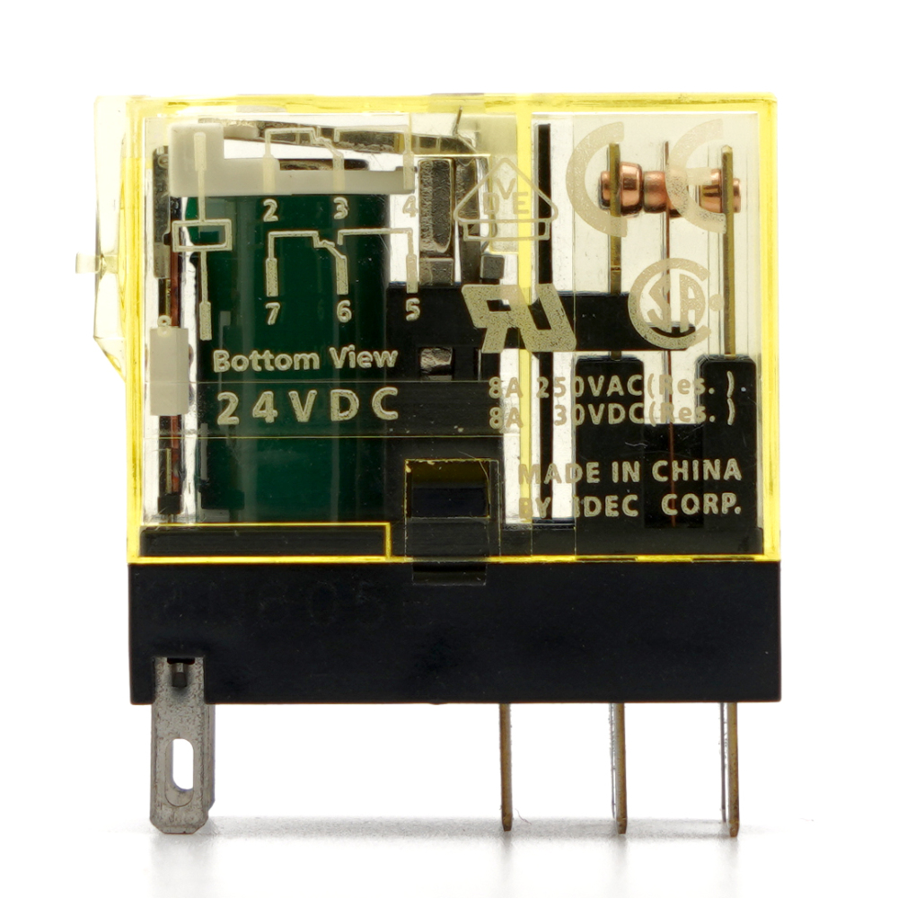 IDEC RJ2S-CL-D24 Power Relay 24VDC 8A 250VAC  8Pins