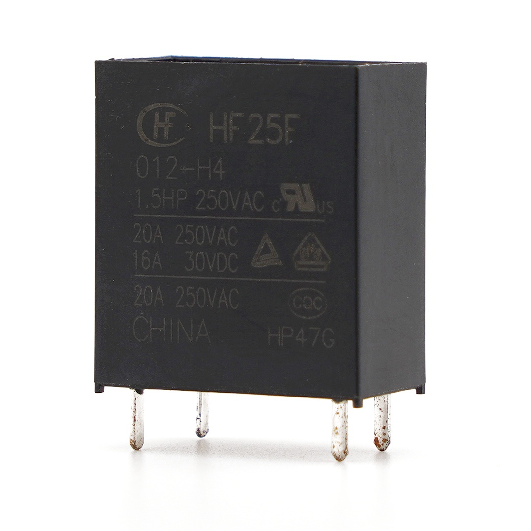 HF25F 012-H4 12VDC Power Relay 20A 250VAC 4Pins