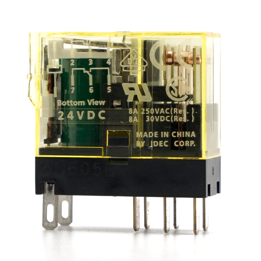IDEC RJ2S-CL-D24 Power Relay 24VDC 8A 250VAC  8Pins