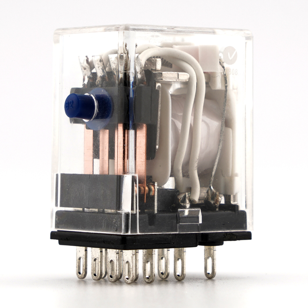 SONG CHUAN SCLD-W-B-LM-4PDT-C 12VDC Power Relay 5A 250VAC 14Pins