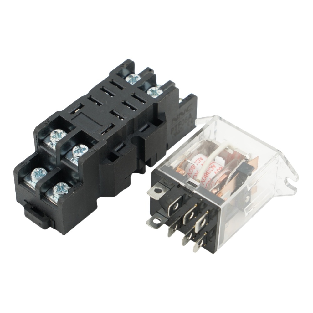 NNC68AF-2Z AC12V Electromagnetic Relay with PTF08A Socket