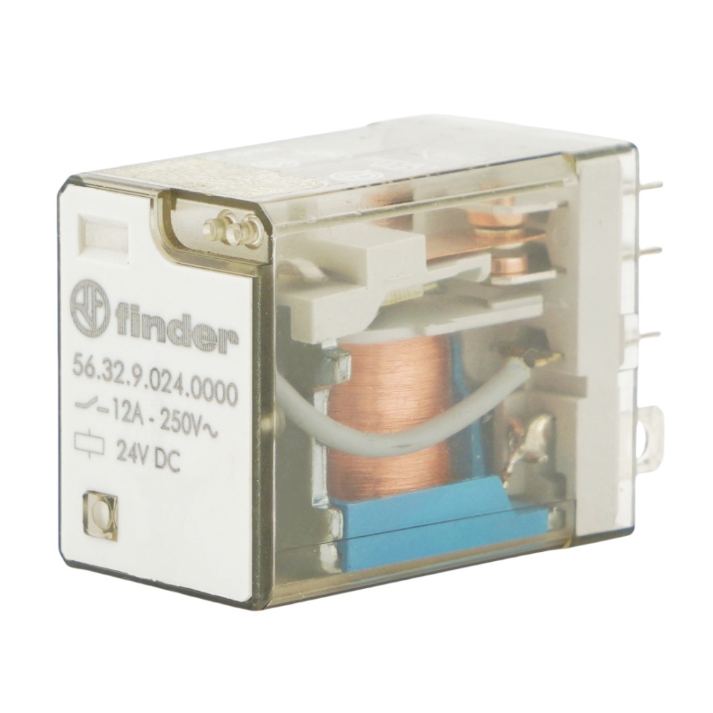 Finder 56.32.9.024.0000 General Purpose Relays 24VDC 12A 250V 8Pins