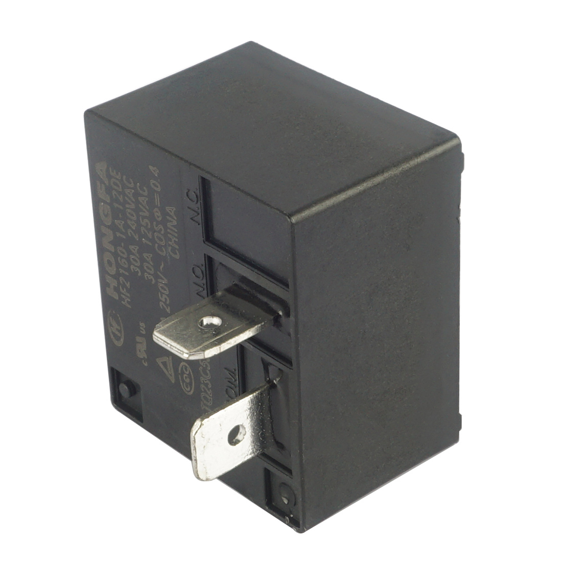 HF2160-1A-12DE HongFa Quick Connect High Power Relay 240VAC 4Pins