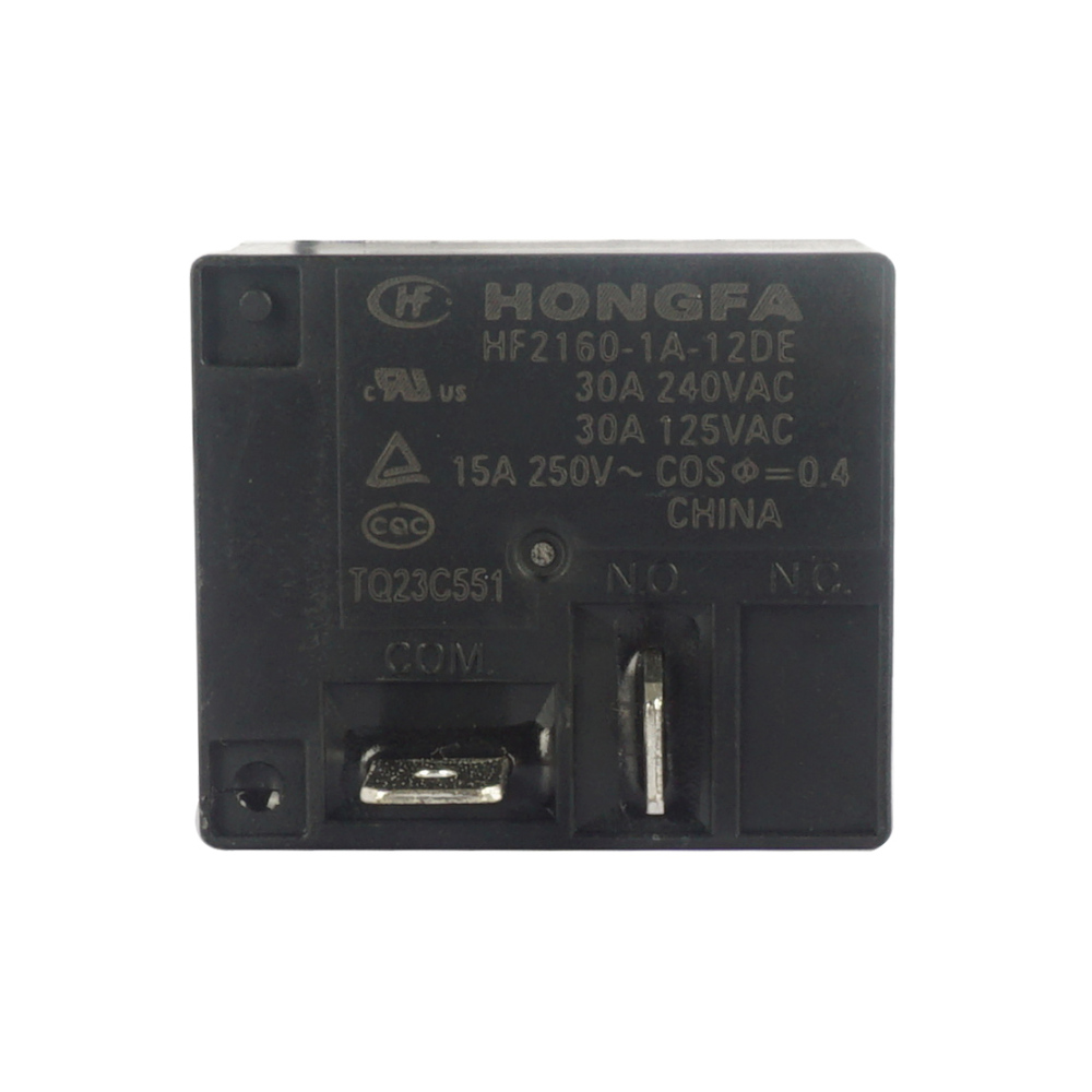 HF2160-1A-12DE HongFa Quick Connect High Power Relay 240VAC 4Pins