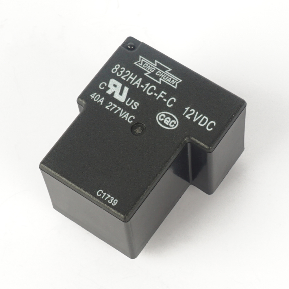 SONG CHUAN 832HA-1C-F-C Power Relay 12VDC 40A 5Pins