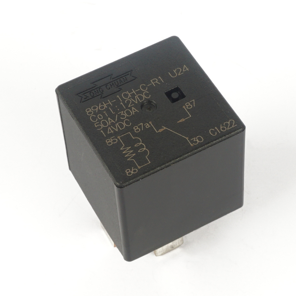 SONG CHUAN 896H-1CH-C-R1 U24 12VDC Automotive Relay 50A 5Pins