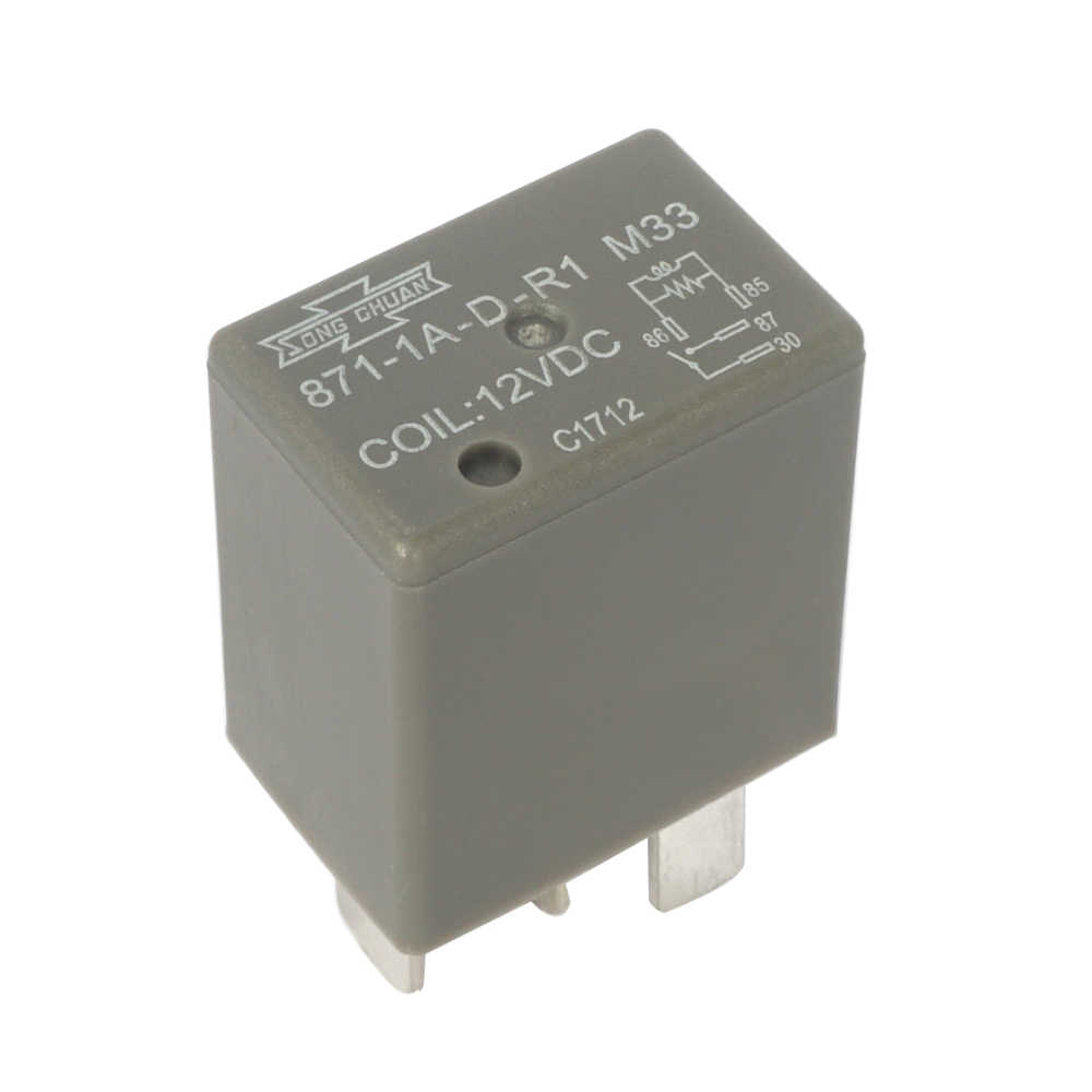 SONG CHUAN 871-1A-D-R1 M33 12VDC Power Relay 4Pins