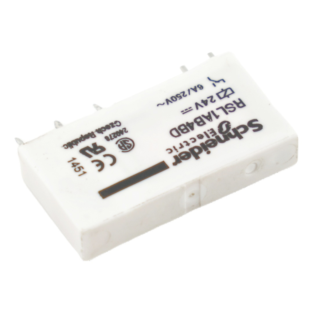 Schneider RSL1AB4BD white Power Relay 24VDC 6A 250V 5Pins