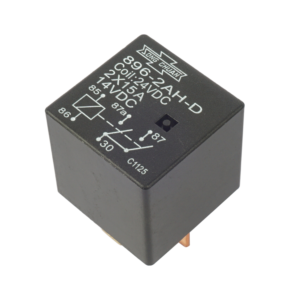 SONG CHUAN 896-2AH-D 24VDC Automotive Relay 5Pins