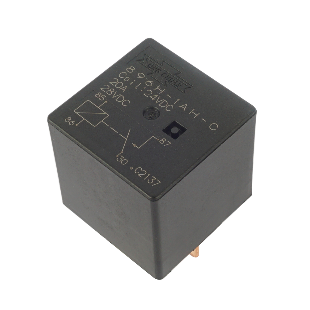 SONG CHUAN 896H-1AH-C 24VDC Power Relay 20A 4Pins