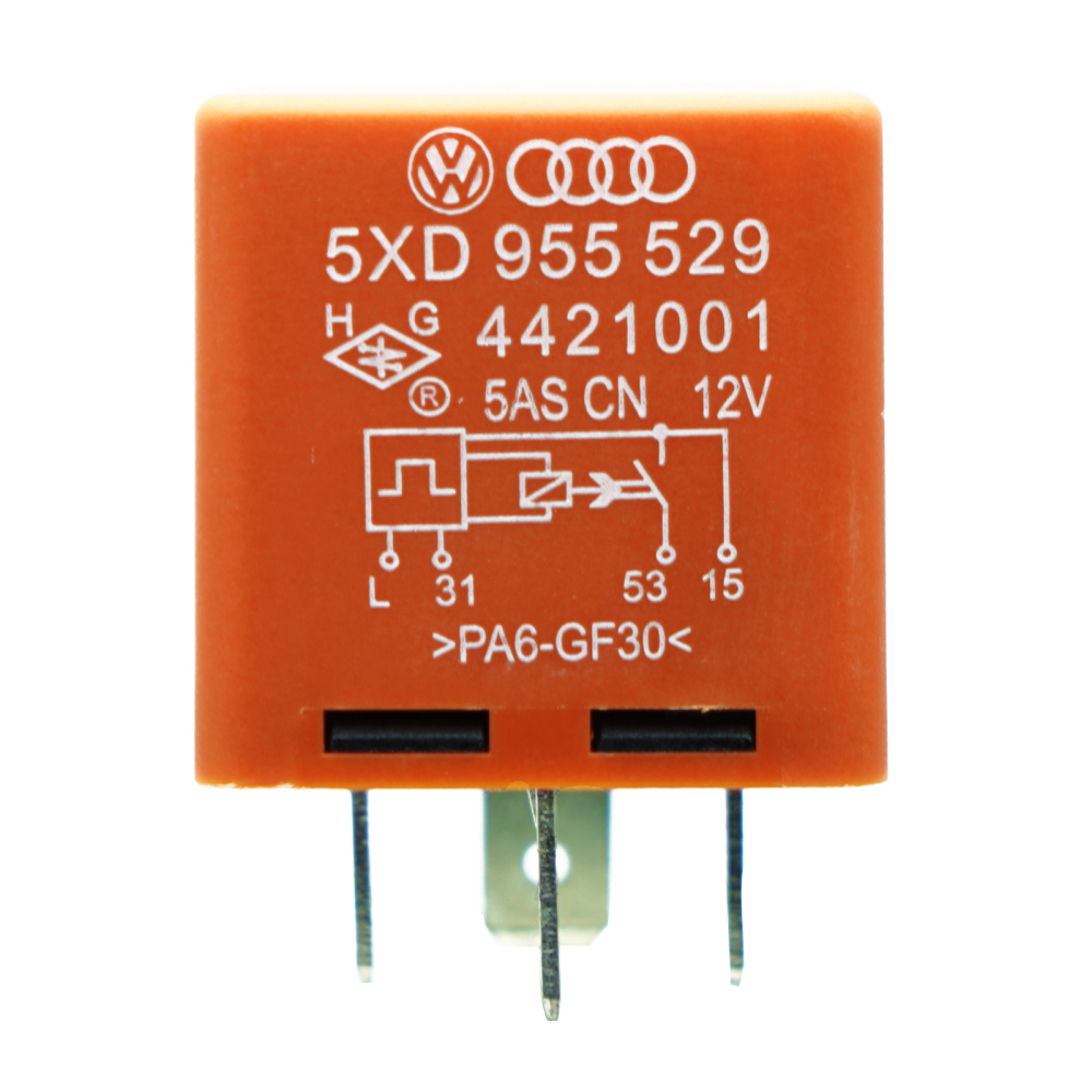 HG 5XD955529 4421001 12VDC Windshield Wiper Controller Automotive Relay 4Pins