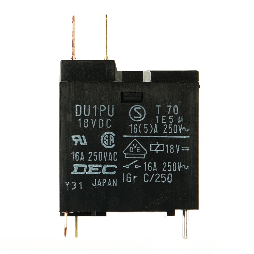 DEC DU1PU 18VDC Power Relay 16A 250VAC 4Pins