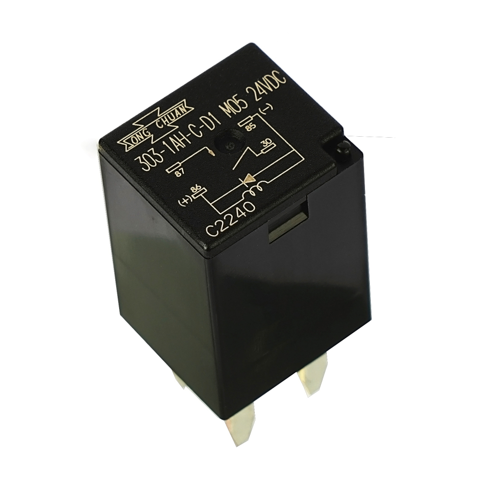 SONG CHUAN 303-1AH-C-D1 M05 24VDC Power Relay 4Pins