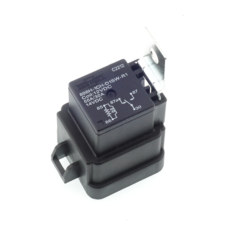 SONG CHUAN 896H-1CH-D1SW-R1 12VDC 50A Power Relay 5Pins