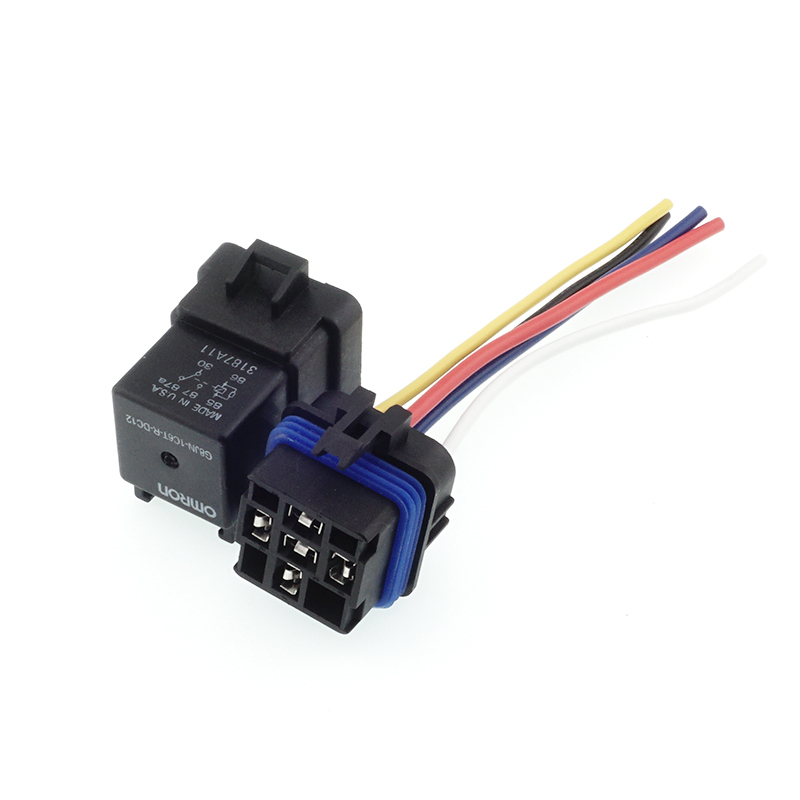 OMRON G8JN-1C6T-R-DC12 12VDC Automotive Relay 5Pins with Adapter