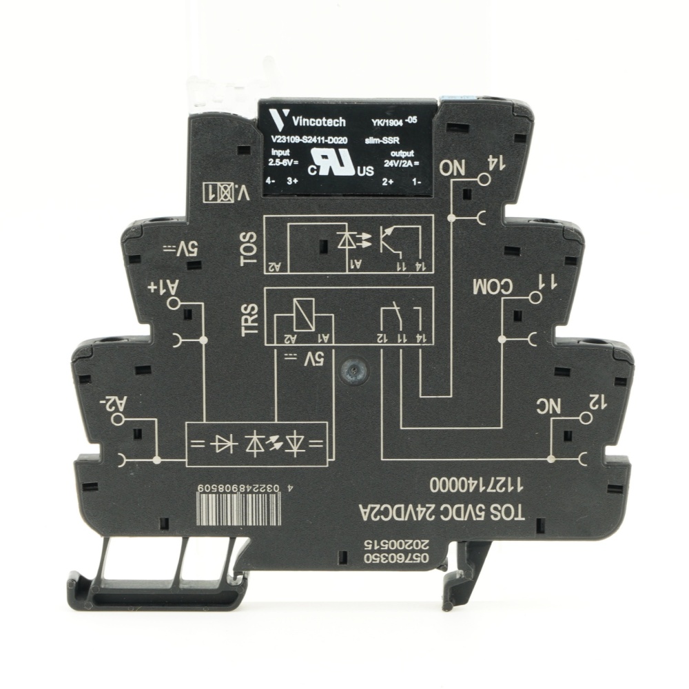 weidmuller 1127140000 Relay Module with V23109-S2411-D020 Power Relay
