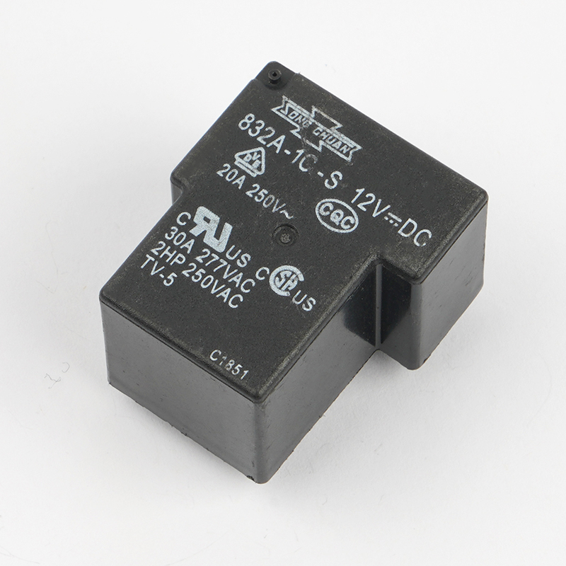 SONG CHUAN 832A-1C-S 12VDC Power Relay 30A 277VAC 5Pins