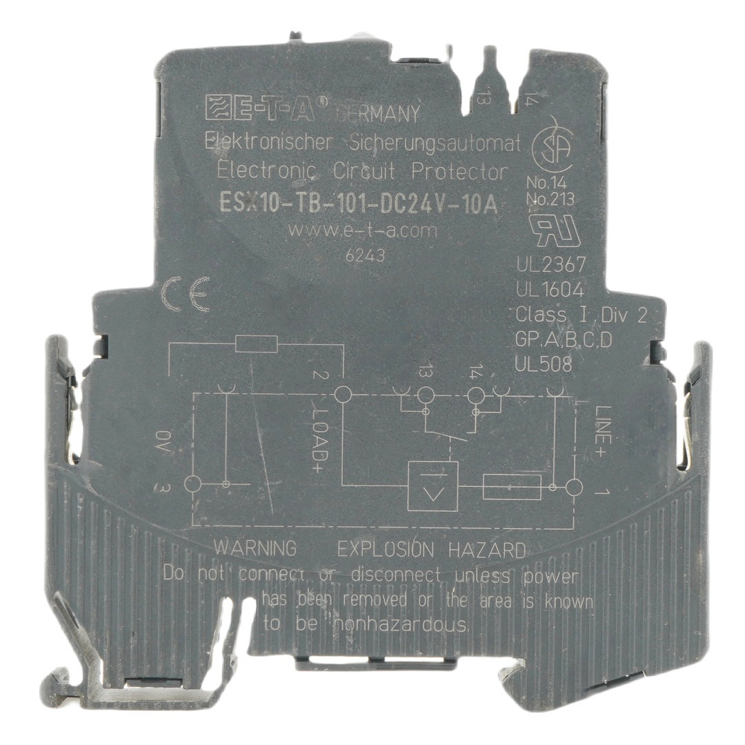 E-T-A ESX10-TB-101-DC24V-10A Electronic Circuit Protector | Gmoparts.com