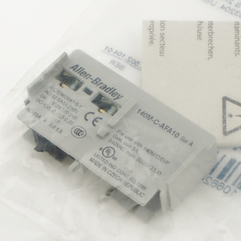Allen-Bradley Auxiliary Contact Block 140M-C-AFA10 series A