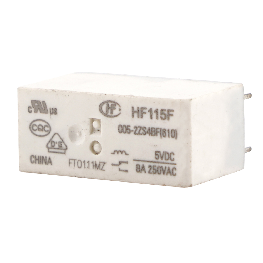 HF115F 005-2ZS4BF(610) Power Relay 5VDC 8A 250VAC 8Pins