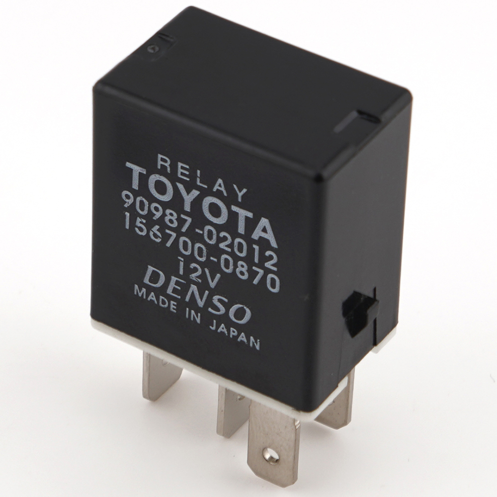 DENSO 156700-0870 90987-02012 12VDC Power Relay 4Pins