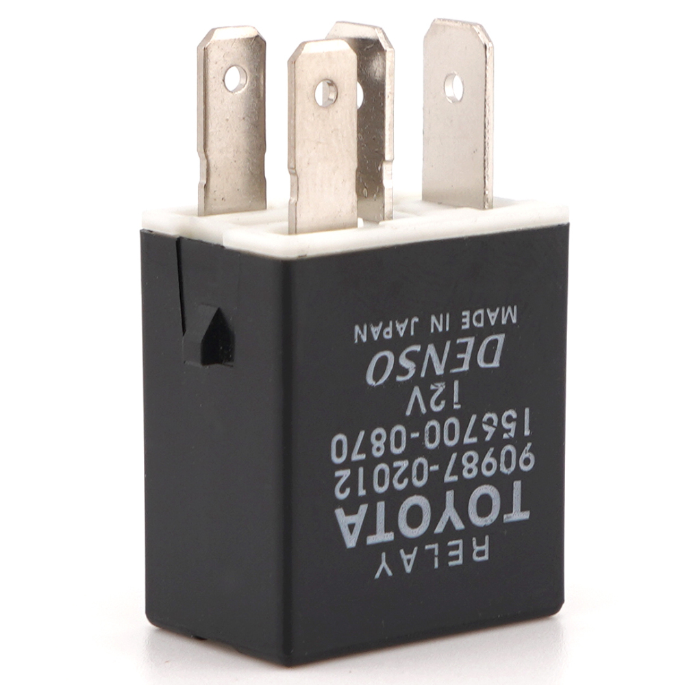 DENSO 156700-0870 90987-02012 12VDC Power Relay 4Pins