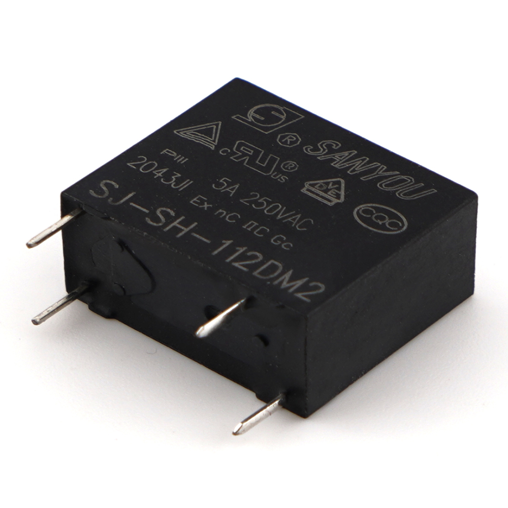 SANYOU SJ-SH-112DM2 12VDC Power Relay 4Pins 5A 250VAC