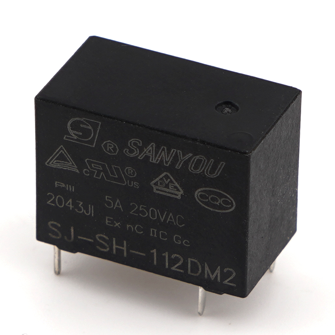 SANYOU SJ-SH-112DM2 12VDC Power Relay 4Pins 5A 250VAC