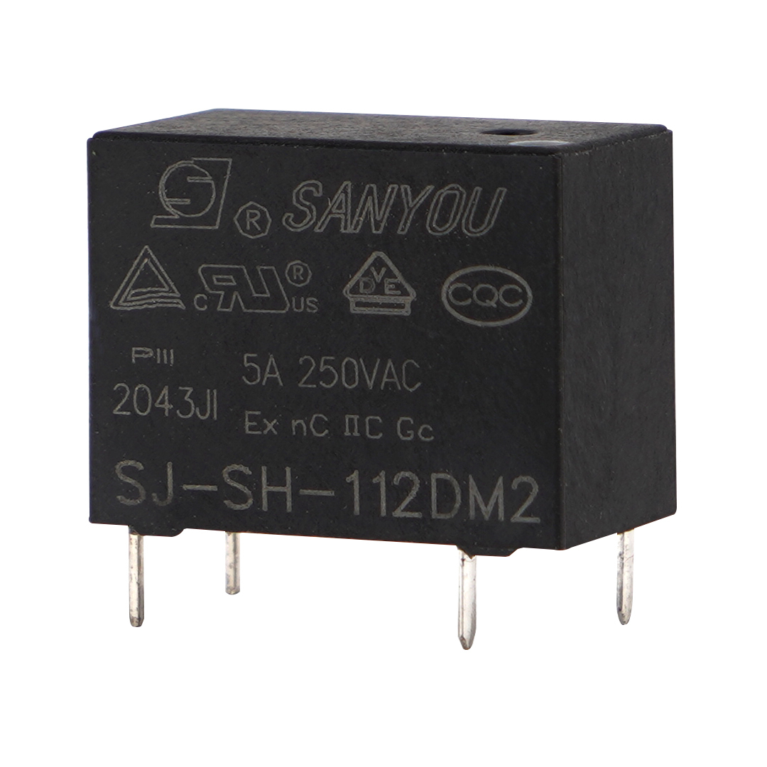 SANYOU SJ-SH-112DM2 12VDC Power Relay 4Pins 5A 250VAC