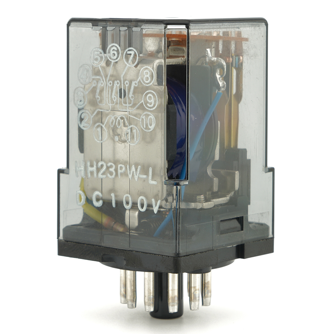 Fuji Electric HH23PW-L DC24V General Purpose Relay 11Pins Socket 24VDC