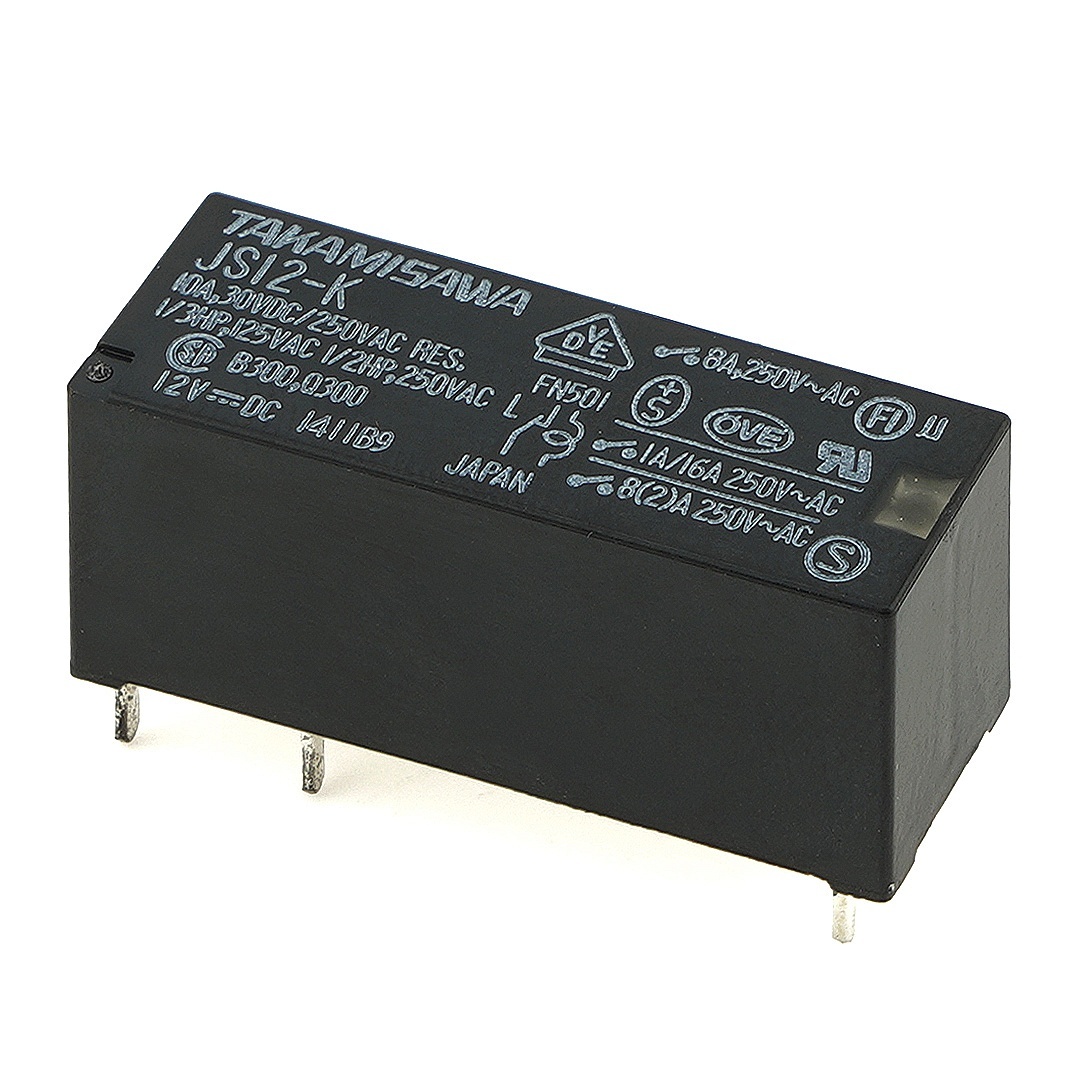 Takamisawa JS5-K JS12-K JS24-K Electromechanical Relay 660Ohm 10A SPDT