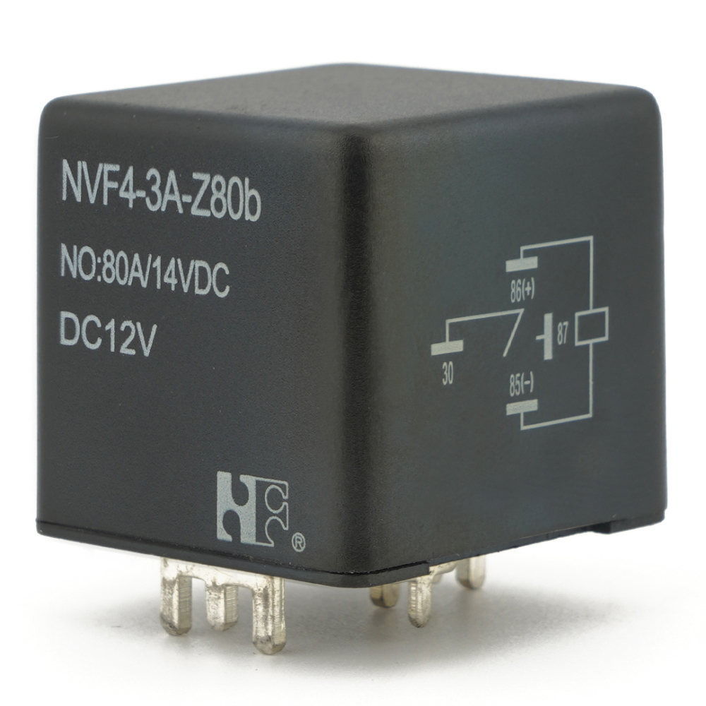 FORWARD NVF4-3A-Z80b DC12V DC24V Automobile Relay 4Pins 80A