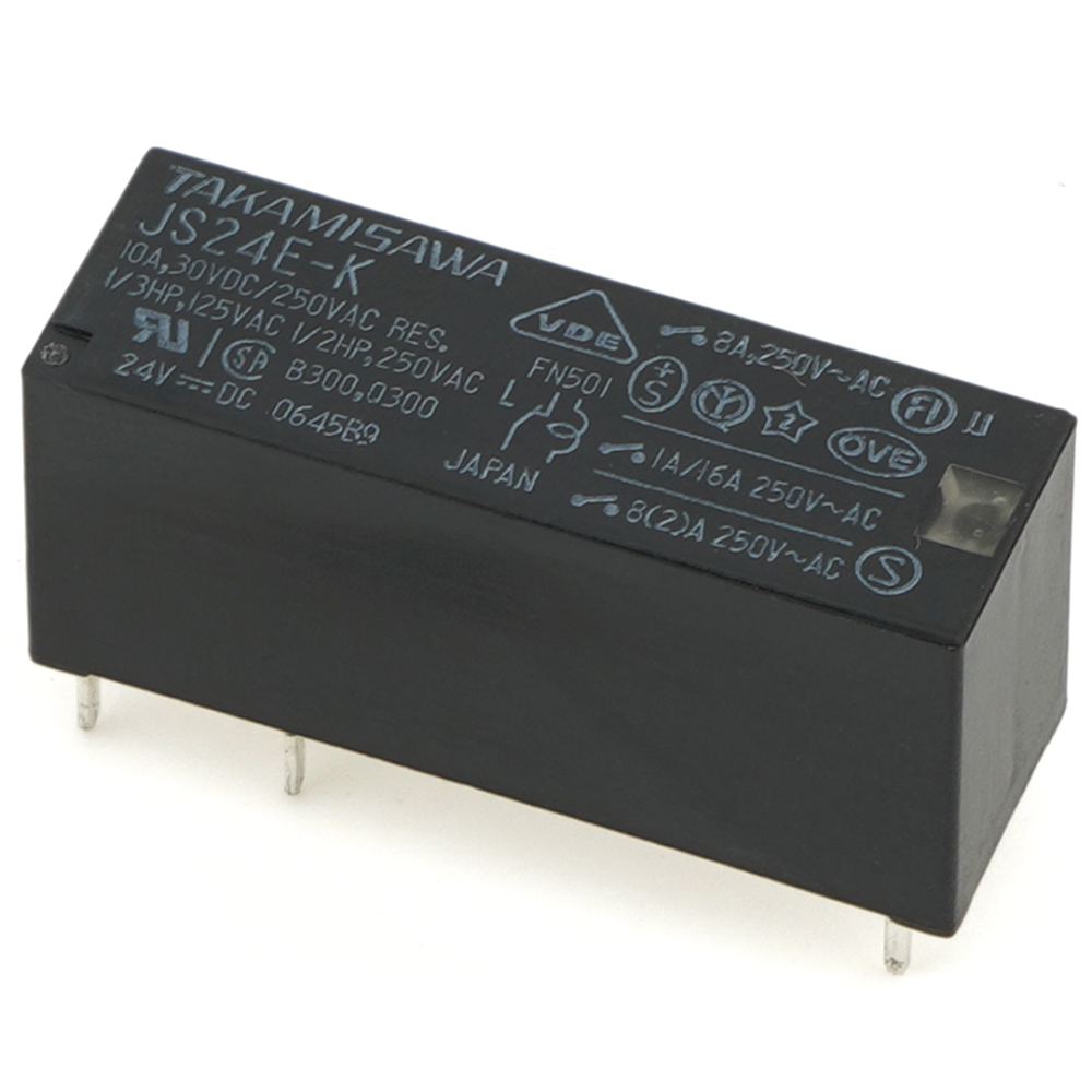 TAKAMISAWA JS24E-K General Purpose Relays  24VDC 10A 5Pin