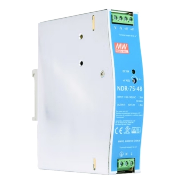 MEAN WELL EDR-75-48 AC/DC DIN RAIL POWER SUPPLY 48V 75W 1.6A
