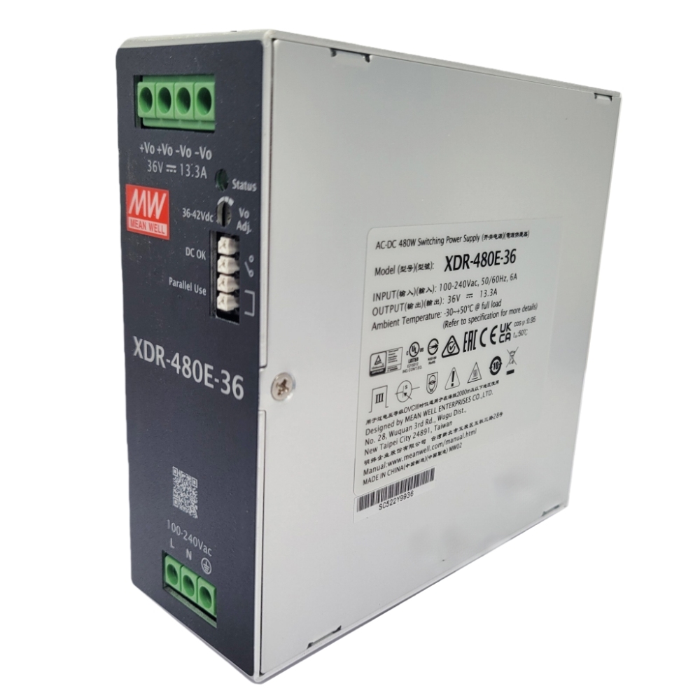 MEAN WELL NDR-75-48 AC/DC DIN RAIL POWER SUPPLY 48V 75W 13.3A