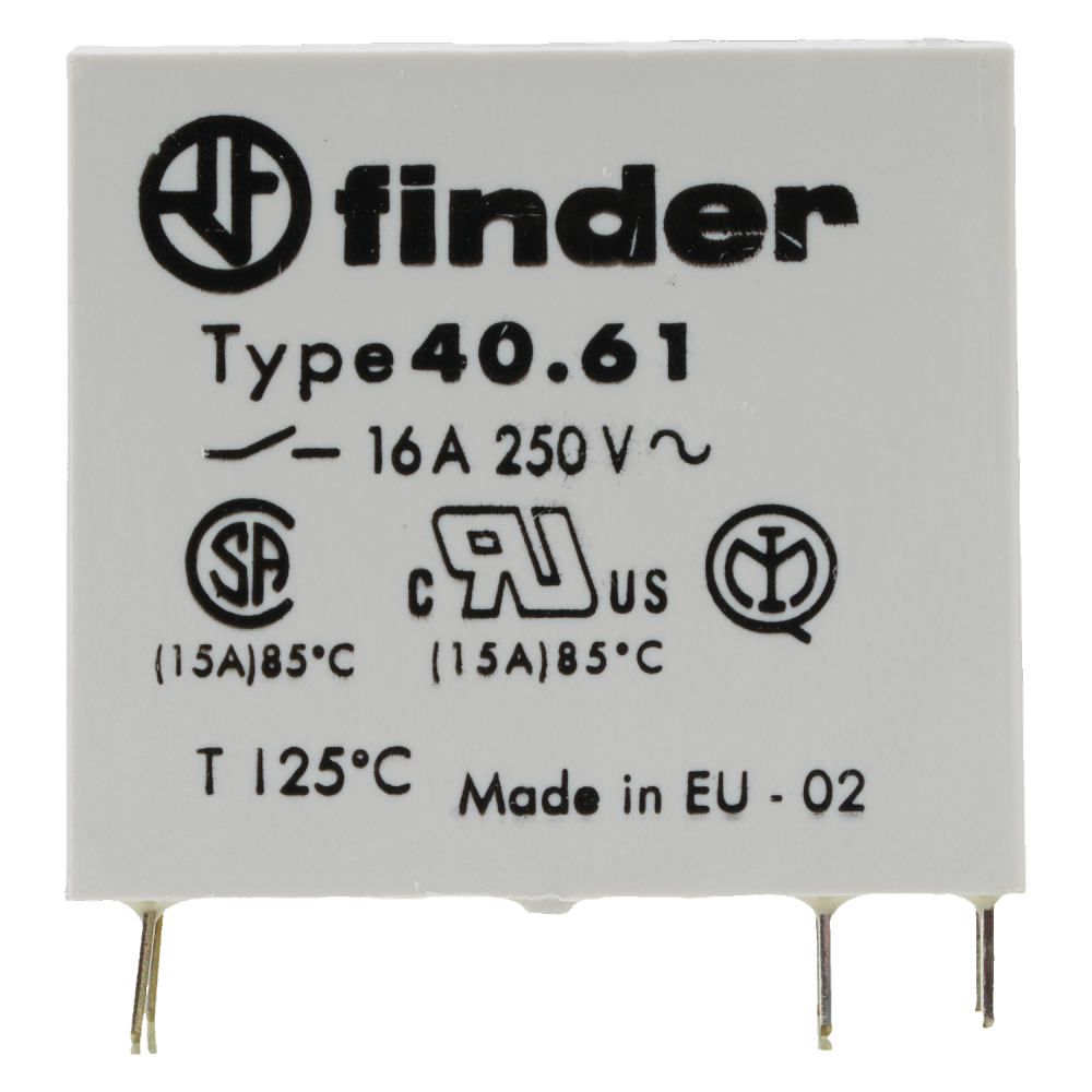FINDER 40.61.9.014.0303 Power Relay 16A 250V 6Pins