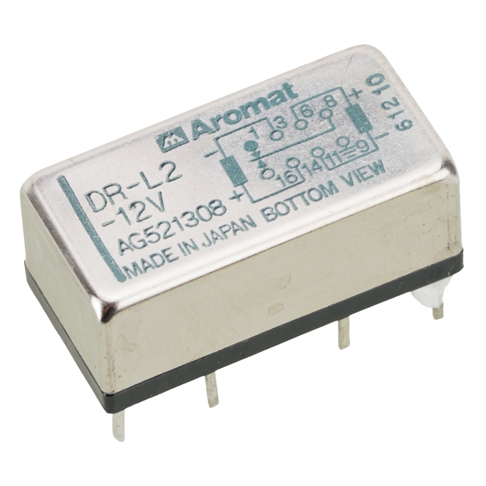 Aromat DR-L2-12V Signal Relay 12VDC AG521308 8Pins