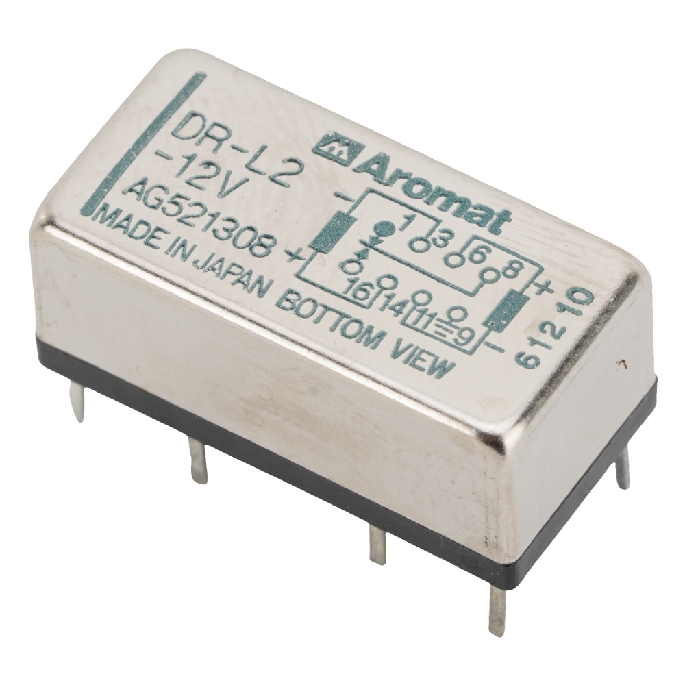 Aromat DR-L2-12V Signal Relay 12VDC AG521308 8Pins