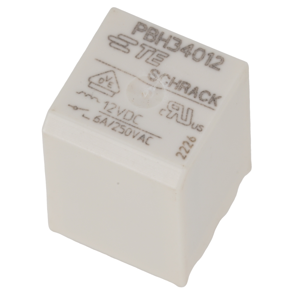 TE PBH34012 Power Relay 12VDC 6A 250VAC 4Pins