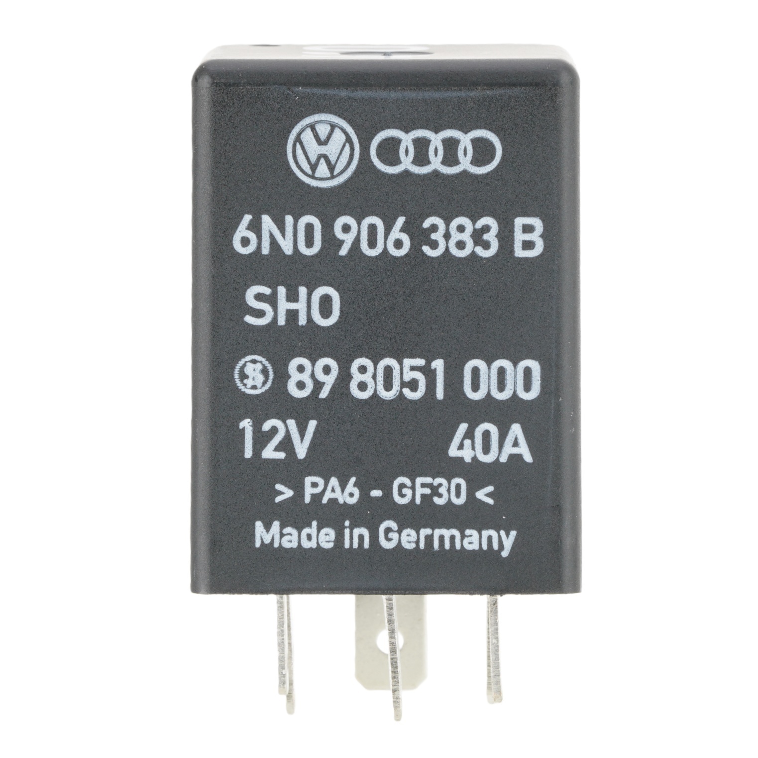 VW 6N0906383B Fuel Pump Relay 12V 40A  for Volkswagen Audi 8Pins
