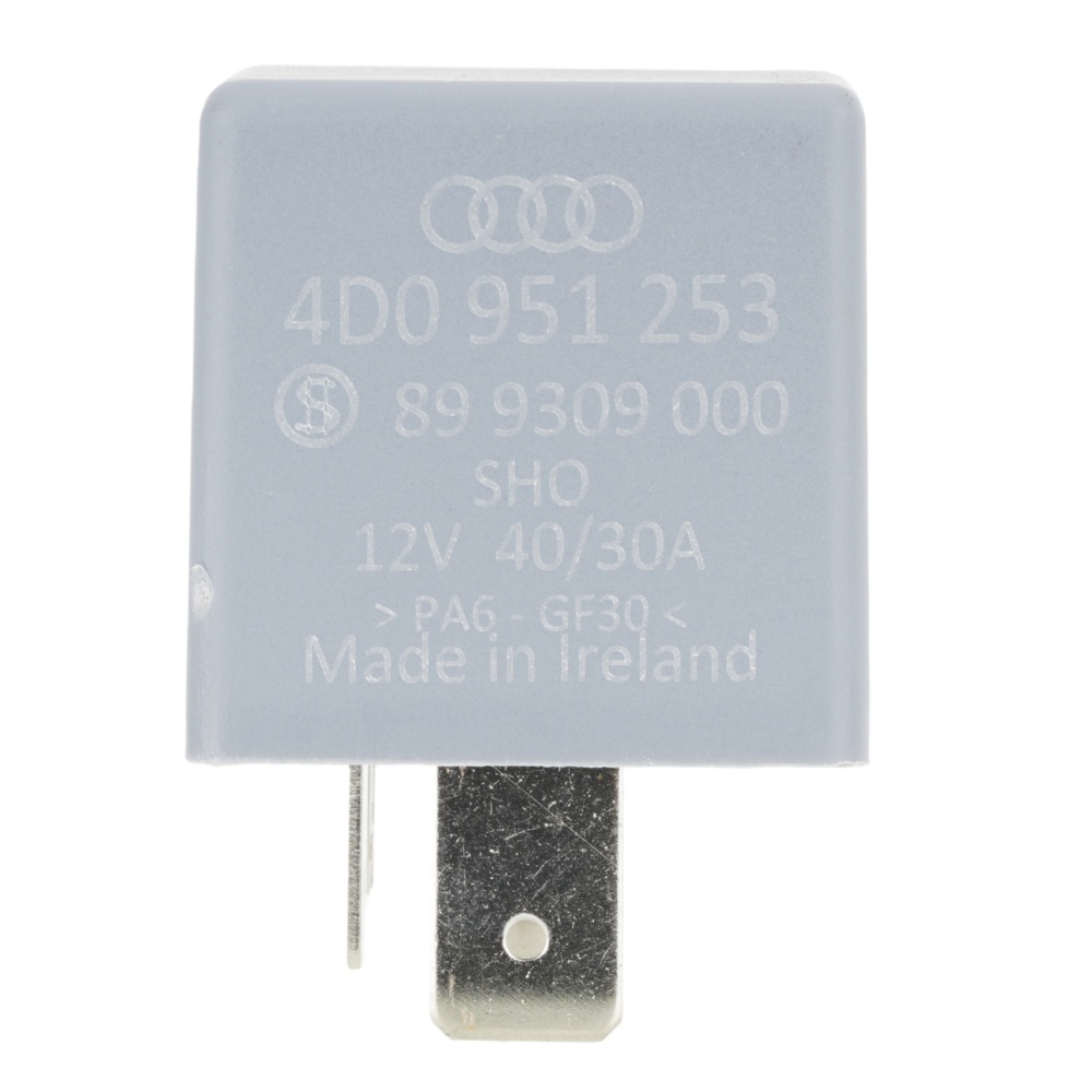 Genuine 4D0951253 Fuel Pump Relay 12V 40/30A  5Pins for Audi Volkswagen